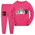 thumbnail image 1 of Pijamas para niños, Conjunto de pijama de Halloween para niños, ropa de dormir para el baño Skibidi, Pijamas para niñas pequeñas, Pijamas de Navidad para primavera y otoño, 1 of 4