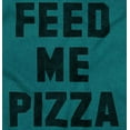 thumbnail image 2 of Feed Me Pizza Men's Graphic T Shirt Tees Brisco Brands 4X, 2 of 7