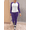 Purple White, variant on Women's 2 Piece Tracksuit Outfits for Women Jogger Bodycon Pants Set-Black Pink-M