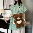 thumbnail image 6 of Jiibva Plush Bear Backpack Teddy Bear Doll Bag Multifunctional Plush Backpack Cartoon Animal Backpack Purse Gifts, 6 of 7