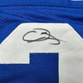 thumbnail image 3 of Autographed/Signed Odell Beckham Jr. New York Blue Football Jersey Beckett BAS COA, 3 of 4