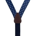 thumbnail image 3 of SuspenderStore Dressy Polka Dot Suspenders - Convertible End Button & Clip - 5 Colors, 3 of 4
