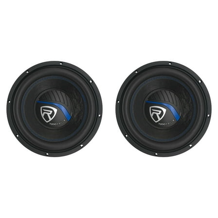 (2) Rockville K5 W10K5S2 10" 1200 Watt 2 Ohm Car Audio Subwoofers CEA Rated Subs