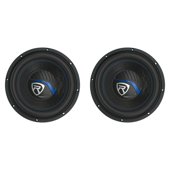 (2) Rockville K5 W10K5S2 10" 1200 Watt 2 Ohm Car Audio Subwoofers CEA Rated Subs