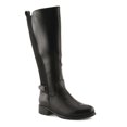 thumbnail image 3 of PATRIZIA PAPINA Women’s Tall Riding Boot – Faux Leather Knee-High with Buckle & Stretch Back Panel, 3 of 9