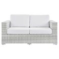 thumbnail image 5 of Modway Convene Outdoor Patio Loveseat in Light Gray White, 5 of 8
