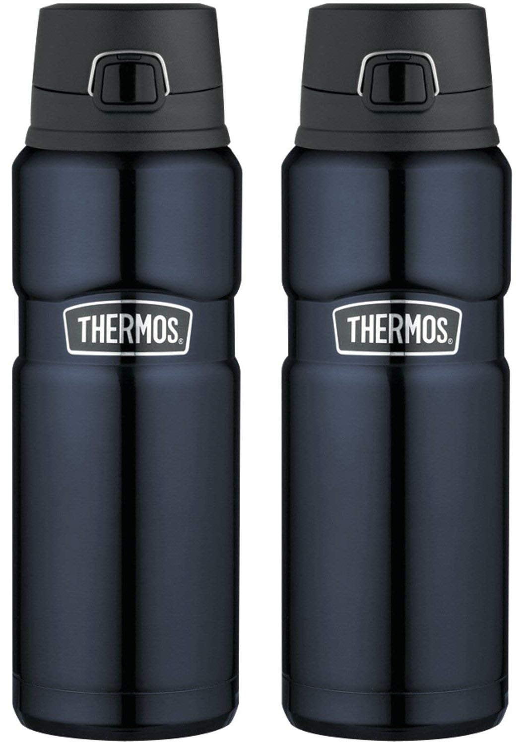 Thermos Stainless King 24 Ounce Drink Bottle Midnight Blue 