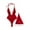 Red, variant on Women's Nylon Underwear Intimates Christmas Lingerie for Women Sexy Red Teddy Bodysuit Santa Plush Christmas Outfit Christmas Hat Set