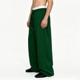 thumbnail image 6 of Mens Baggy Sweatpants Wide Leg Casual Drawstring Elastic Waist Open Bottom Loose Lounge Athletic Pants, 6 of 6