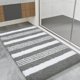 thumbnail image 1 of Alfombra de baño LOCHAS, 60 x 90 cm, antideslizante, absorbente, lavable, gris, 1 of 6