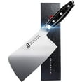thumbnail image 2 of TUO Chopper Knife - 6 inch Meat Cleaver Chopping Knife - Heavy Duty Butcher Knife - German HC Steel - Full Tang Pakkawood Handle - BLACK HAWK SERIES with Gift Box, 2 of 3