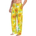 thumbnail image 6 of Salouo Sunflowers2 Print Pajama Pants for Men, Lounge Pants Elastic Waistband Casual Men's sleepwear Loungewear Sleep Pajama Pant -XX-Large, 6 of 7