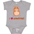 thumbnail image 3 of Inktastic I Love Hamsters Boys or Girls Baby Bodysuit, 3 of 5