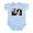 Sky Blue, variant on CafePress - Swiss Berner Puppy Infant Bodysuit - Baby Light Bodysuit, Size Newborn - 24 Months