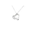 thumbnail image 3 of Collier Anniversary de Mariage 20 Ans - en Forme de Cœur avec Design Découpé 20 Ans, 3 of 4