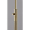 thumbnail image 5 of Adesso Starling 70" 9-Light Dimmable LED Antique Brass Floor Lamp with Smoke Glass Globes, 5 of 7