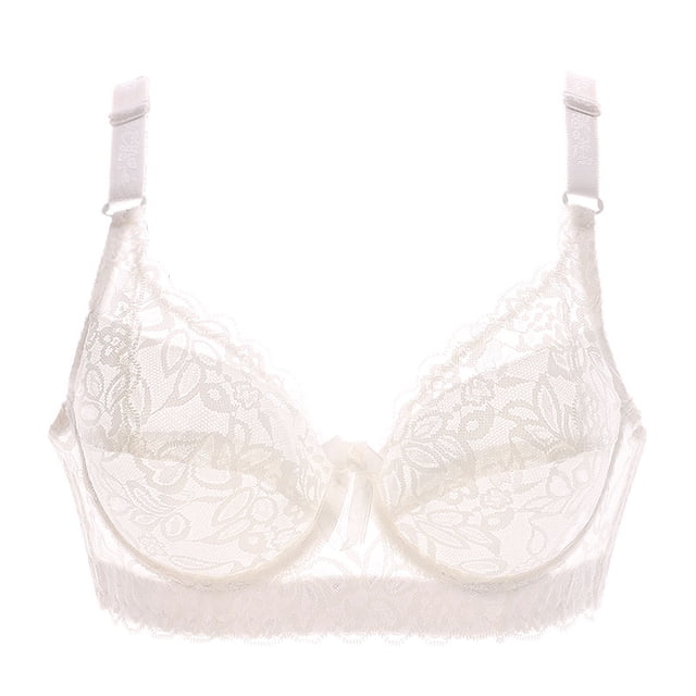 Ropa interior fina de copa completa, sujetador pequeño de talla grande, sujetador de encaje ajustable inalámbrico para mujer, cubierta de pecho, copa BCD, sujetadores de encaje de talla grande Tan Jianjun unisex