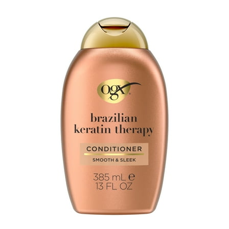 OGX Ever Straightening   Brazilian Keratin Therapy Hair-Smoothing Daily Conditioner, 13 fl oz
