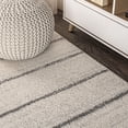 thumbnail image 3 of JONATHAN Y MOROCCAN HYPE 3 x 5 Area Rug, Williamsburg Minimalist Stripe - Cream/Gray, MOH201A-3, 3 of 11