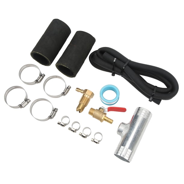 Kit de instalación de tanque de combustible auxiliar, conector de tanque de transferencia auxiliar Kit de instalación auxiliar diésel Kit de conector de tanque de transferencia auxiliar Artesanía sup