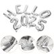 thumbnail image 2 of 1 juego de globos de Nochevieja 2025, globos decorativos para fiesta de Año Nuevo, suministros para fiestas, 2 of 7