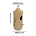 thumbnail image 3 of Mouliraty Hummingbird House, Wooden Outdoor Garden Hanging Bird Feeder, 3 of 3