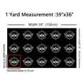 thumbnail image 5 of jejeloiu Halloween Skull Fabric by the Yard 2 Yards,Gothic Moth Room Decor Fabric by the Yard,Boho Theme Fabric for Sewing For Teens,Luxury Bedroom Decor, 5 of 6