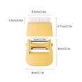 thumbnail image 3 of Pompotops Paring Knife Three-in-one Multi-function Vegetable Cutter Artifact Grater Kitchen Gadget Brush To Wash Vegetables Clearance, 3 of 5