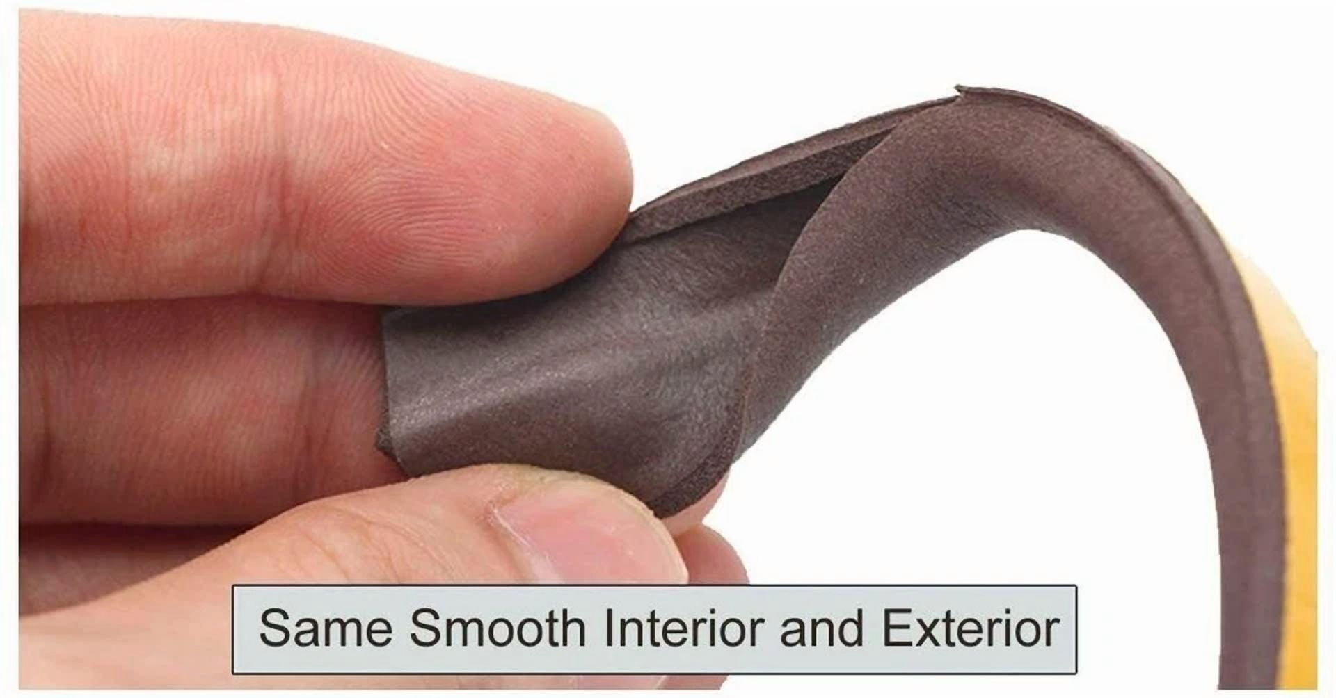 CRESTIN- 33Ft. Self Adhesive Brown Weather Stripping, Insulation For Doors & Windows