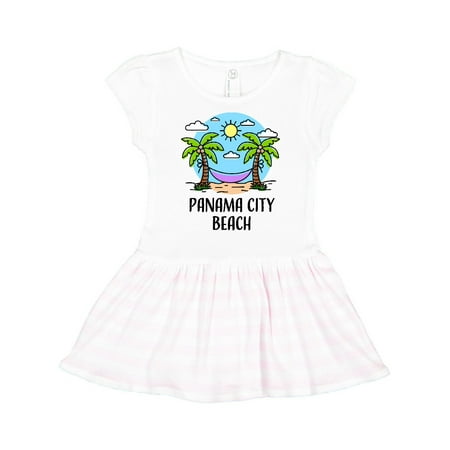 

Inktastic Summer Vacation in Panama City Beach Gift Toddler Girl Dress
