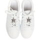 thumbnail image 2 of Accesorios de zapatos de moda, 4 piezas de encantos para agujetas en forma de estrella de cinco puntas, tono plateado, 2 of 5