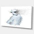thumbnail image 2 of Belle Jeune Femme Double Exposition - Impression sur Toile Portrait, 2 of 3