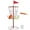 Red, variant on GJWL Disc Sports 12-Chain Disc Golf Basket Target Portable Golf Practice Set for Outdoor Indoor