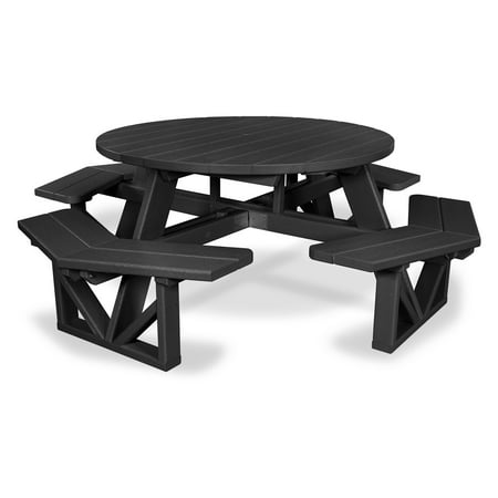 Polywood Reg Park Recycled Plastic 53 In Octagon Commercial