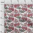 thumbnail image 1 of oneOone Georgette Viscose Fabric Leaves & Floral Ikat Fabric Prints By Yard 42 Inch Wide, 1 of 4