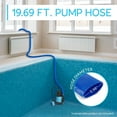 thumbnail image 2 of SereneLife 19.69 ft. Pump Hose - Replacement Part Hose with 2 Clamps, 2 of 7