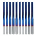 thumbnail image 1 of Fresa de flauta Bling Bling ZDZCYS22DL 10 piezas 3,175 mm Mango Carburo Cementado, 1 of 8