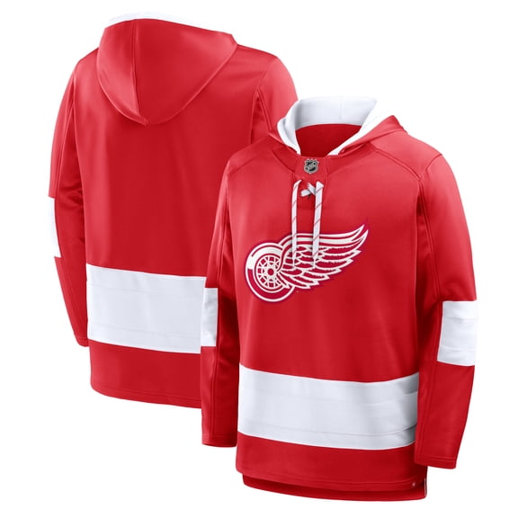 Men's Fanatics Red Detroit Red Wings Prime Time Fleece Hoodie