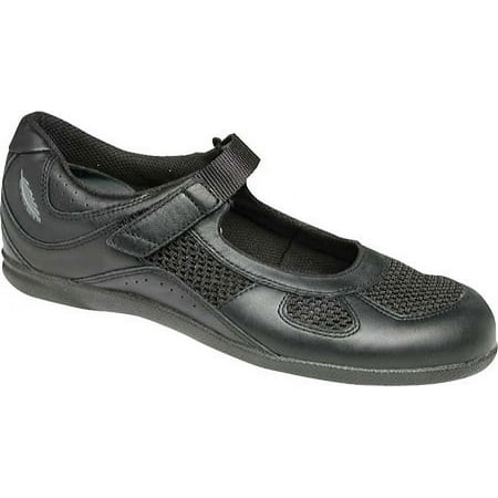 

Women s Drew Delite Mary Jane Black Calf/Black Mesh 7.5 WW