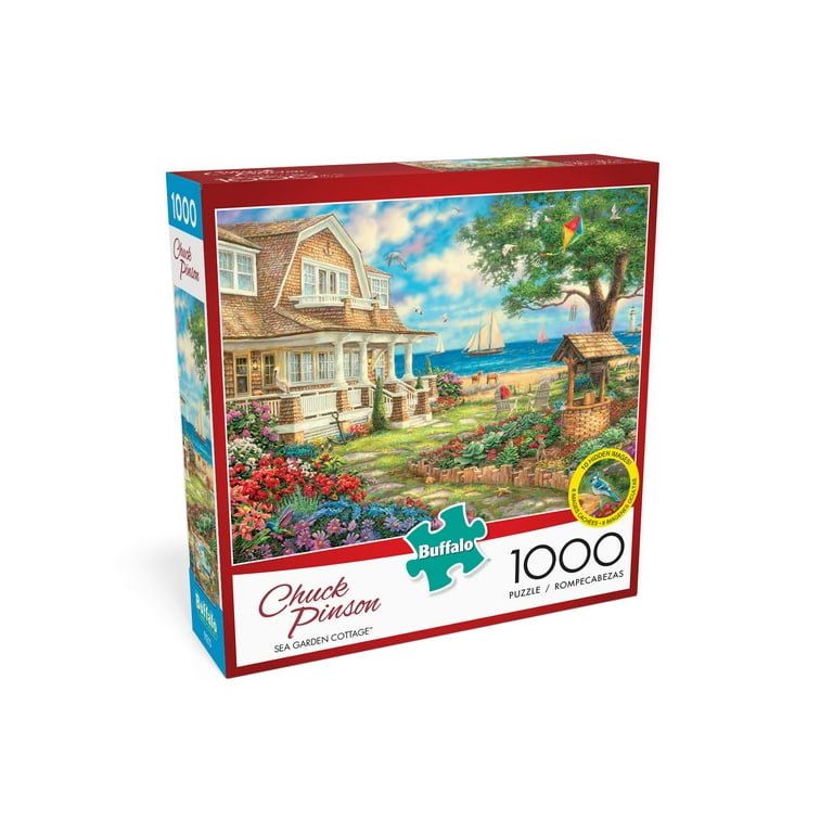 Buffalo Games - Chuck Pinson - Sea Garden Cottage - 1000 Piece