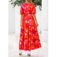 thumbnail image 2 of Vestido PRETTYGARDEN Verano 2025 Boho Floral Cuello en V M, 2 of 7