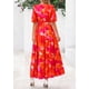 thumbnail image 2 of Vestido PRETTYGARDEN Verano 2025 Boho Floral Cuello en V M, 2 of 7