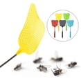 thumbnail image 3 of Éponge à Mouches Extensible, 5 Pcs Éponge Manuelle Durable et Robuste en Plastique avec Manche Extensible en Acier Inoxydable pour Bureau, Maison, École, Éponge à Mouches, Mouche (Rouge, Jaune, Bleu, Vert, Noir), 3 of 6