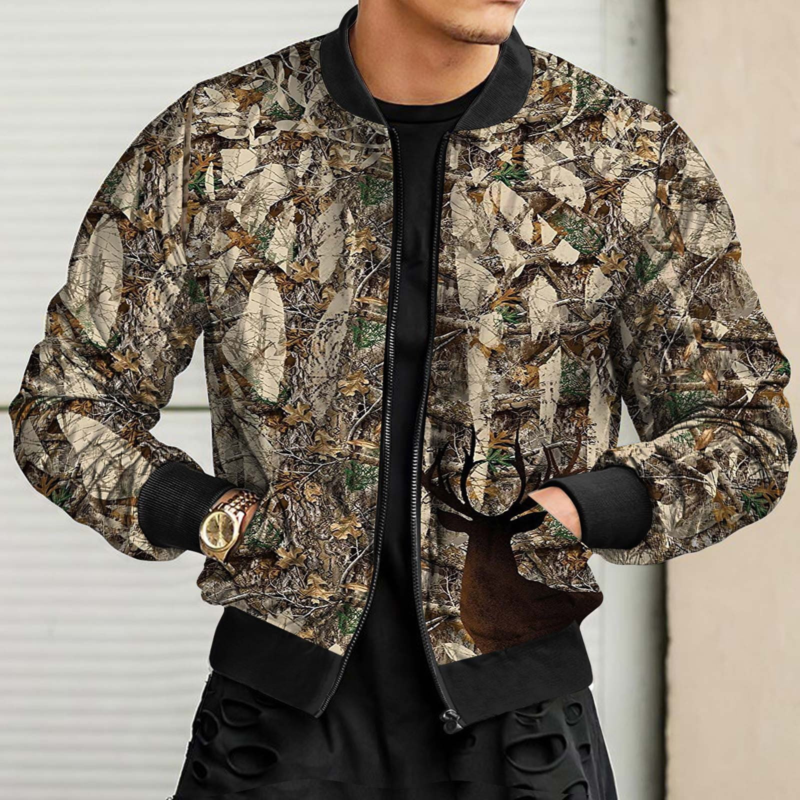 camouflage sports jacket