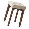 thumbnail image 4 of DOLITY Wood Bar Stool Backless Elegant Versatile Chair for Living Room Outdoor Cafe, 4 of 9