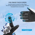 thumbnail image 2 of Unisex Waterproof Touchscreen Ski Gloves for Men Women, 3M Thinsulate Winter Snow Gloves with Pocket, 2 of 11