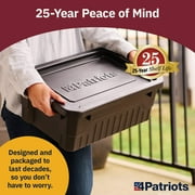 4Patriots 2-Week Emergency Food Supply Survival Kit - Perfect for Camping, Freeze Dried Preparedness Food, Designed to Last 25 Years - 84 Servings of Delicious Breakfast, Lunch, Dinner