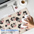 thumbnail image 4 of Long Mouse Pads for Desk,Beige Cow Head Pattern Desk Mats on Top Of Desks, Desk Mouse Pad Extra Large with 3mm Non-Slip Base and Stitched Edge for Gaming,Office,Work,Home 31.5"x11.8", 4 of 6