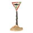 thumbnail image 1 of Shisuyan 1Pc Aquarium Decoration Shark Warning Sign Fish Tank Landscaping Decoration, 1 of 8
