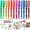 Assorted Colors, variant on IMossad Erasable Pens Rub Out Pens, 0.5mm Erasable Gel Pens with Rubbers on the End, Heat Friction Pens with Eraser(12 Assorted Colors)